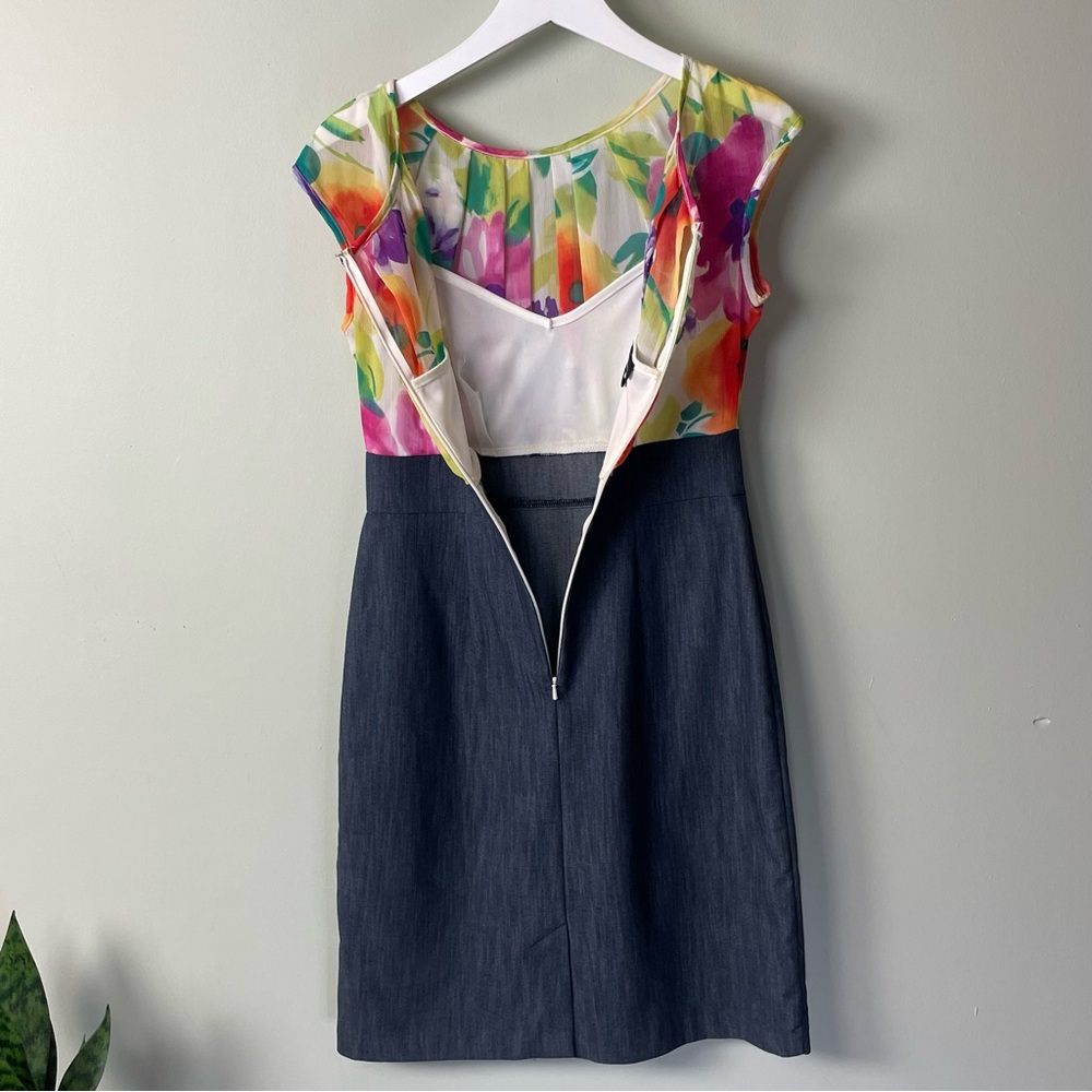 Alyx Dress w Floral Top and Denim Skirt Bottom / Size 4 - Picture 7 of 8